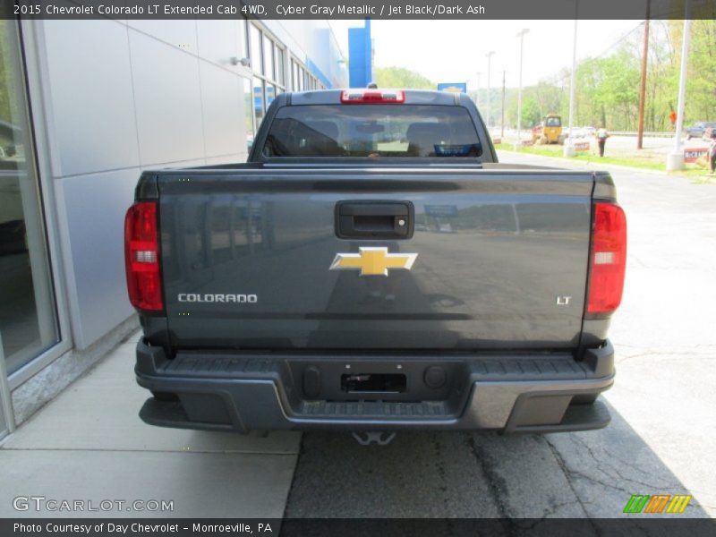 Cyber Gray Metallic / Jet Black/Dark Ash 2015 Chevrolet Colorado LT Extended Cab 4WD