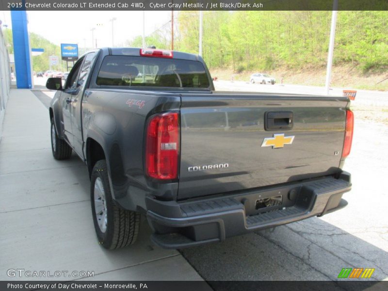 Cyber Gray Metallic / Jet Black/Dark Ash 2015 Chevrolet Colorado LT Extended Cab 4WD