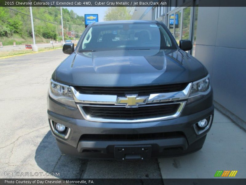 Cyber Gray Metallic / Jet Black/Dark Ash 2015 Chevrolet Colorado LT Extended Cab 4WD