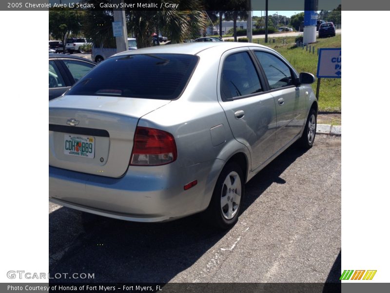 Galaxy Silver Metallic / Gray 2005 Chevrolet Aveo LS Sedan