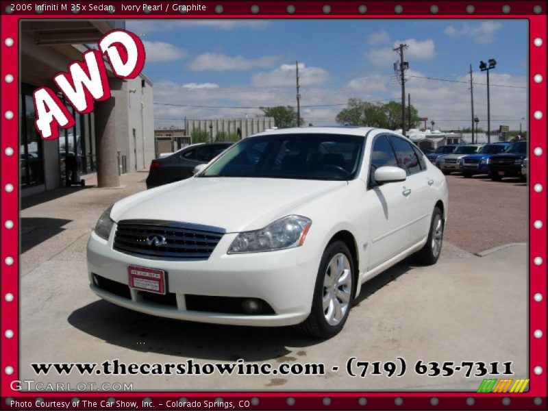 Ivory Pearl / Graphite 2006 Infiniti M 35x Sedan