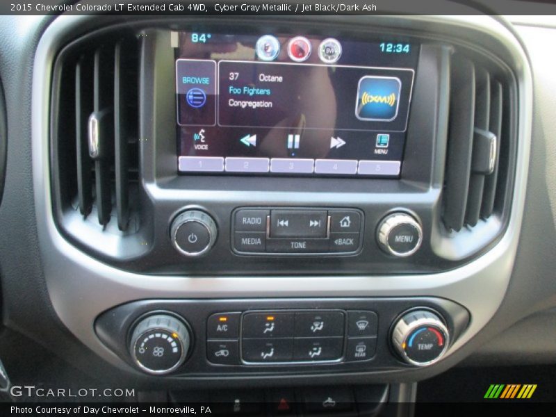 Cyber Gray Metallic / Jet Black/Dark Ash 2015 Chevrolet Colorado LT Extended Cab 4WD