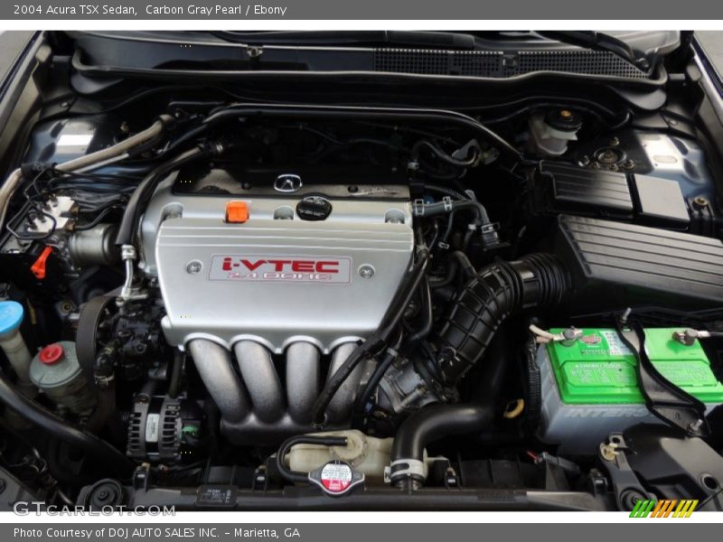 Carbon Gray Pearl / Ebony 2004 Acura TSX Sedan