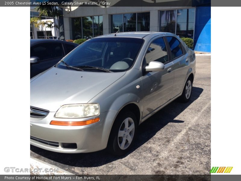 Galaxy Silver Metallic / Gray 2005 Chevrolet Aveo LS Sedan