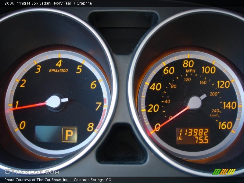 Ivory Pearl / Graphite 2006 Infiniti M 35x Sedan