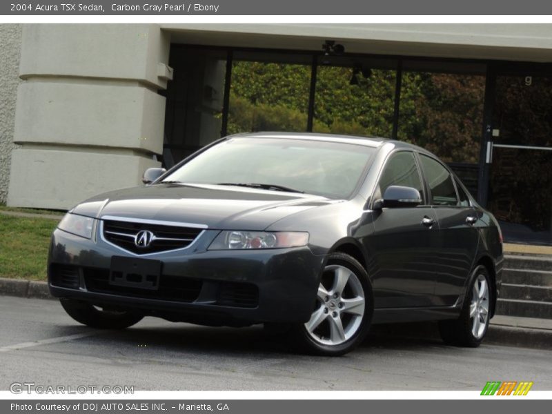 Carbon Gray Pearl / Ebony 2004 Acura TSX Sedan