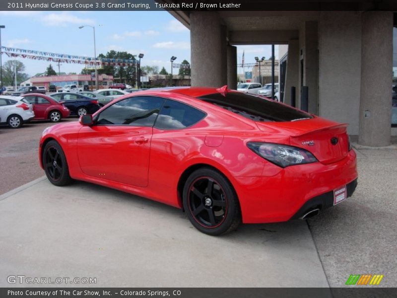 Tsukuba Red / Brown Leather 2011 Hyundai Genesis Coupe 3.8 Grand Touring