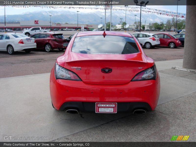 Tsukuba Red / Brown Leather 2011 Hyundai Genesis Coupe 3.8 Grand Touring