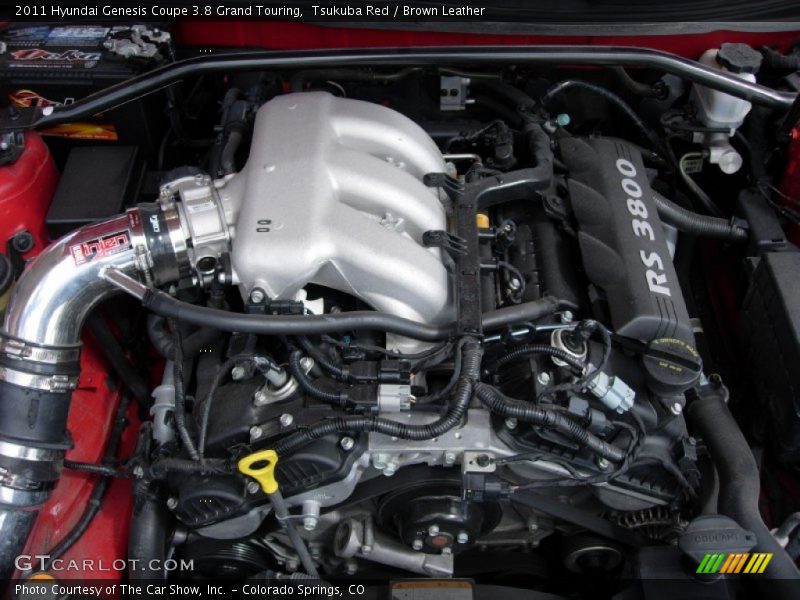 Tsukuba Red / Brown Leather 2011 Hyundai Genesis Coupe 3.8 Grand Touring