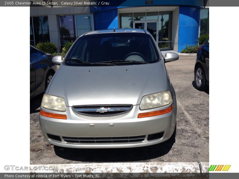 Galaxy Silver Metallic / Gray 2005 Chevrolet Aveo LS Sedan