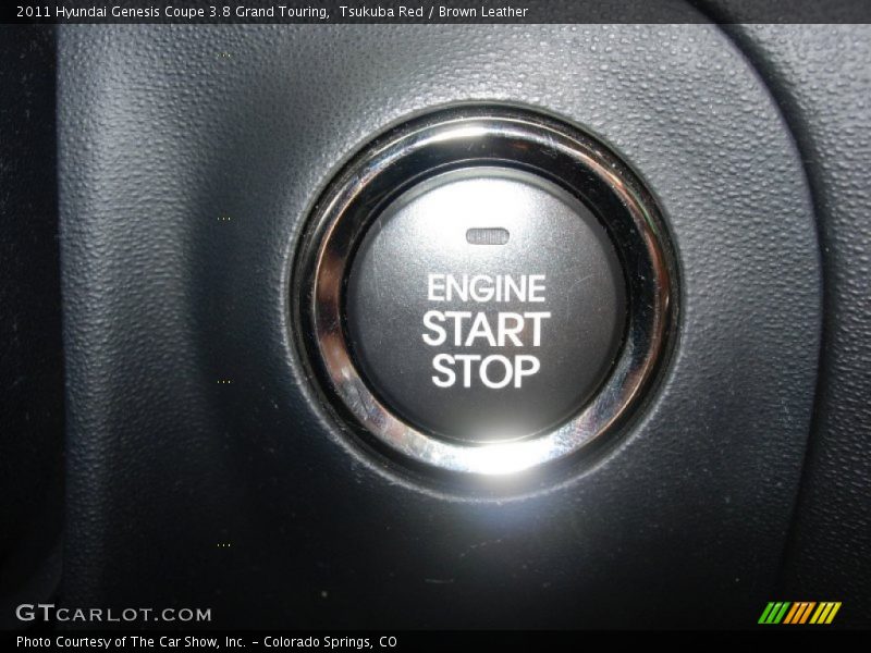 Tsukuba Red / Brown Leather 2011 Hyundai Genesis Coupe 3.8 Grand Touring