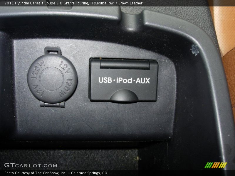 Tsukuba Red / Brown Leather 2011 Hyundai Genesis Coupe 3.8 Grand Touring