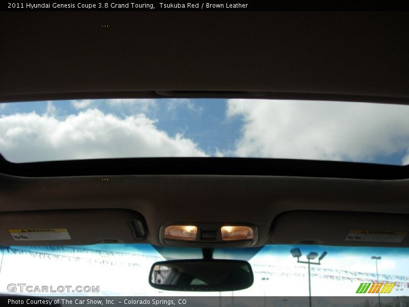 Tsukuba Red / Brown Leather 2011 Hyundai Genesis Coupe 3.8 Grand Touring