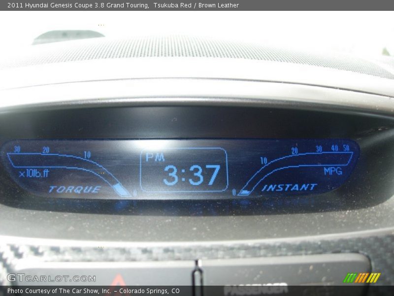 Tsukuba Red / Brown Leather 2011 Hyundai Genesis Coupe 3.8 Grand Touring