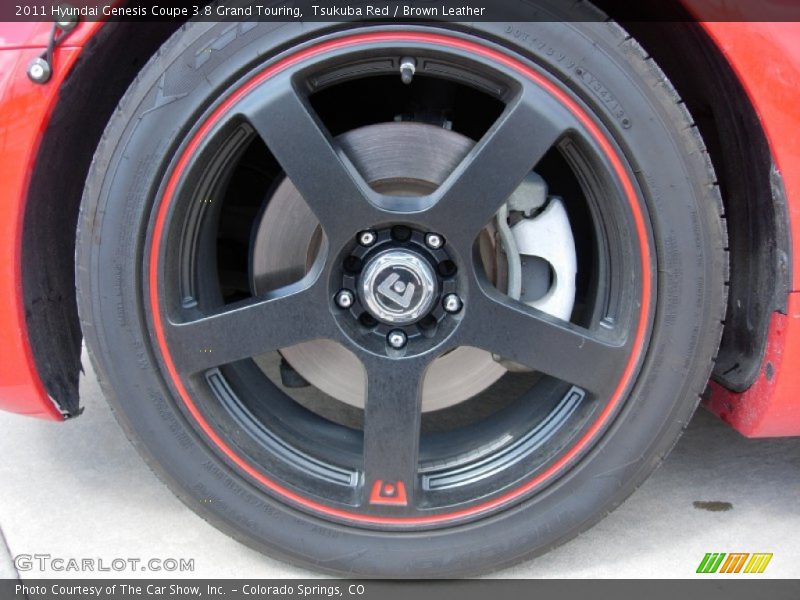 Tsukuba Red / Brown Leather 2011 Hyundai Genesis Coupe 3.8 Grand Touring
