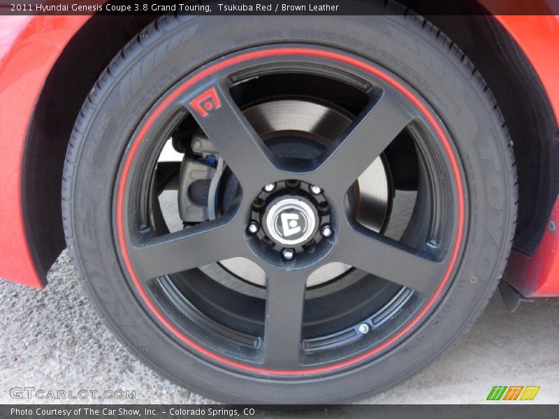 Tsukuba Red / Brown Leather 2011 Hyundai Genesis Coupe 3.8 Grand Touring