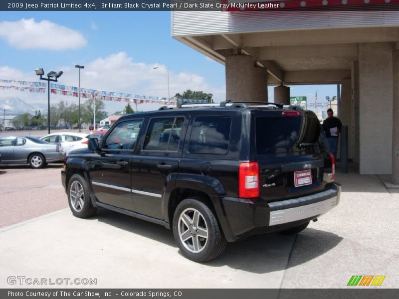 Brilliant Black Crystal Pearl / Dark Slate Gray McKinley Leather 2009 Jeep Patriot Limited 4x4