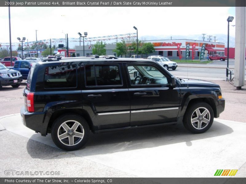 Brilliant Black Crystal Pearl / Dark Slate Gray McKinley Leather 2009 Jeep Patriot Limited 4x4