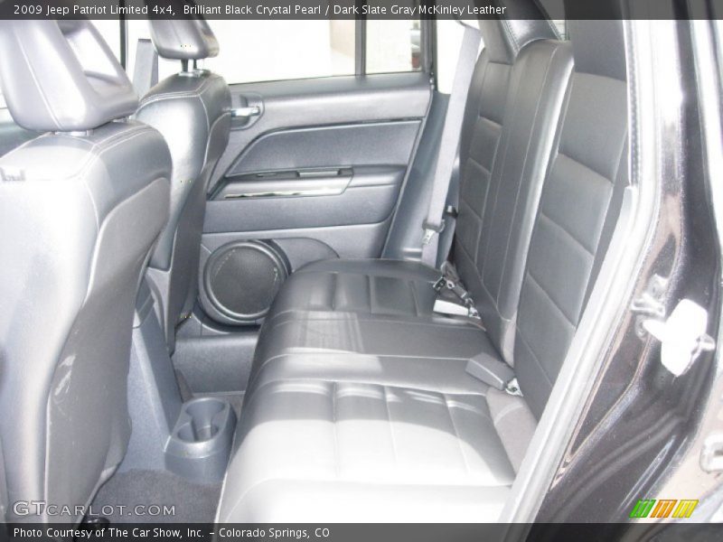 Brilliant Black Crystal Pearl / Dark Slate Gray McKinley Leather 2009 Jeep Patriot Limited 4x4