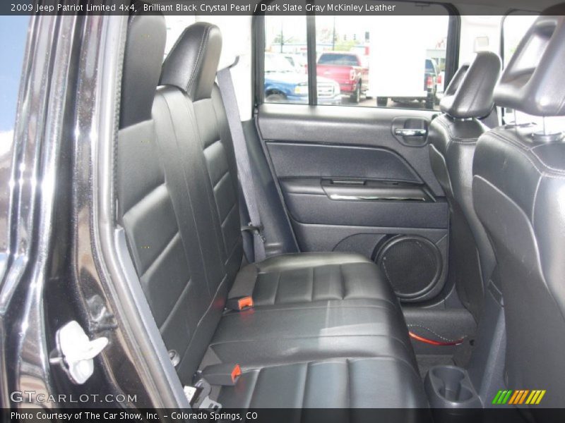 Brilliant Black Crystal Pearl / Dark Slate Gray McKinley Leather 2009 Jeep Patriot Limited 4x4