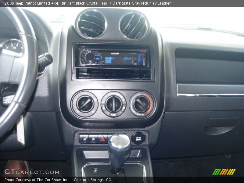 Brilliant Black Crystal Pearl / Dark Slate Gray McKinley Leather 2009 Jeep Patriot Limited 4x4