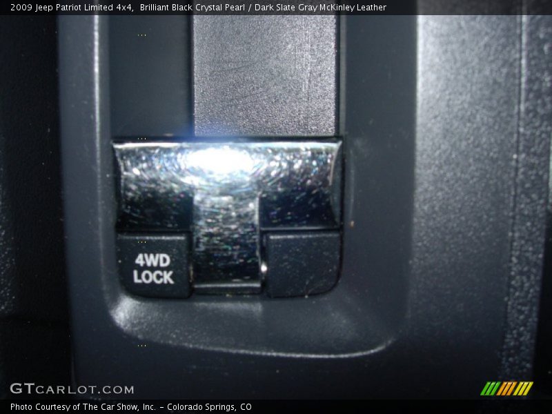 Brilliant Black Crystal Pearl / Dark Slate Gray McKinley Leather 2009 Jeep Patriot Limited 4x4