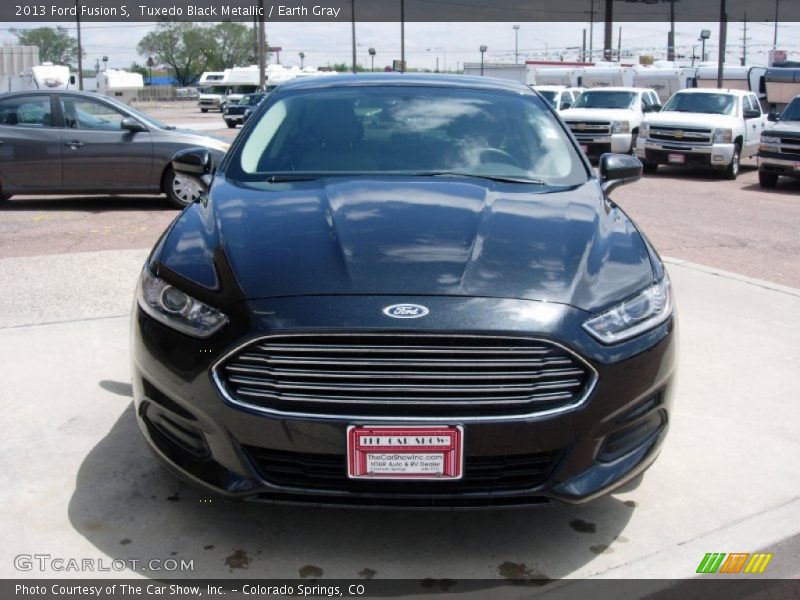Tuxedo Black Metallic / Earth Gray 2013 Ford Fusion S