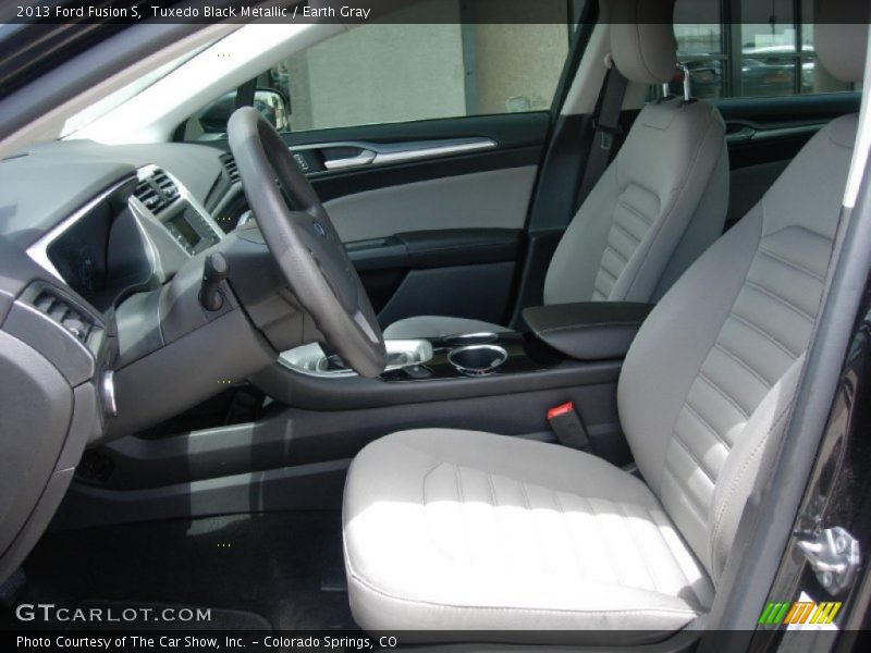 Tuxedo Black Metallic / Earth Gray 2013 Ford Fusion S
