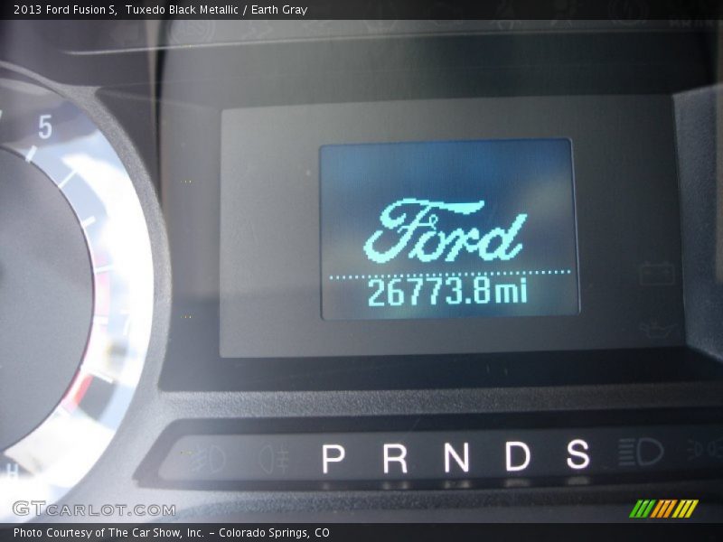 Tuxedo Black Metallic / Earth Gray 2013 Ford Fusion S