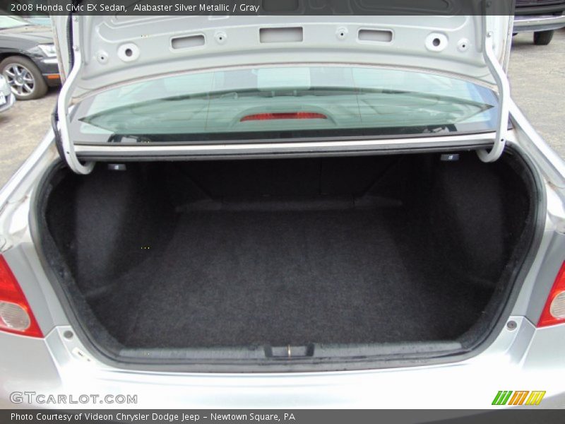 Alabaster Silver Metallic / Gray 2008 Honda Civic EX Sedan