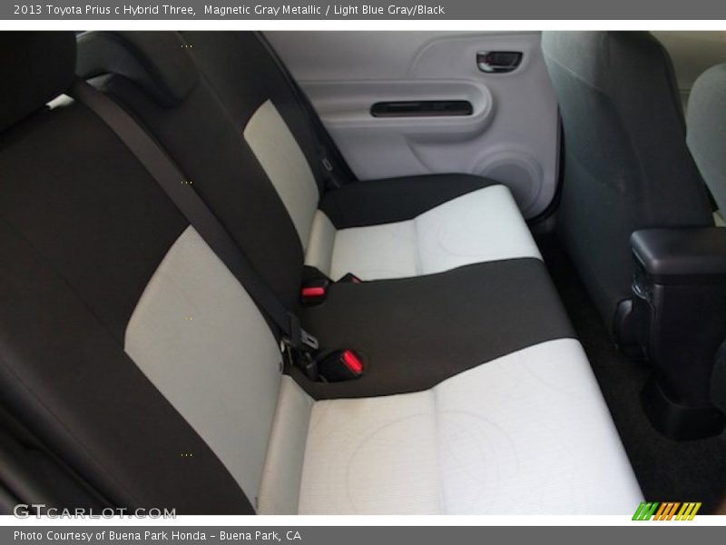 Magnetic Gray Metallic / Light Blue Gray/Black 2013 Toyota Prius c Hybrid Three