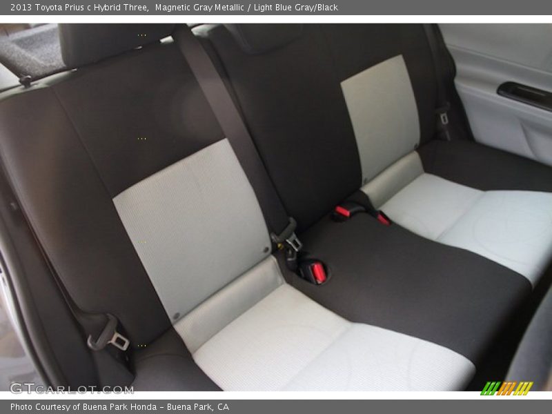 Magnetic Gray Metallic / Light Blue Gray/Black 2013 Toyota Prius c Hybrid Three