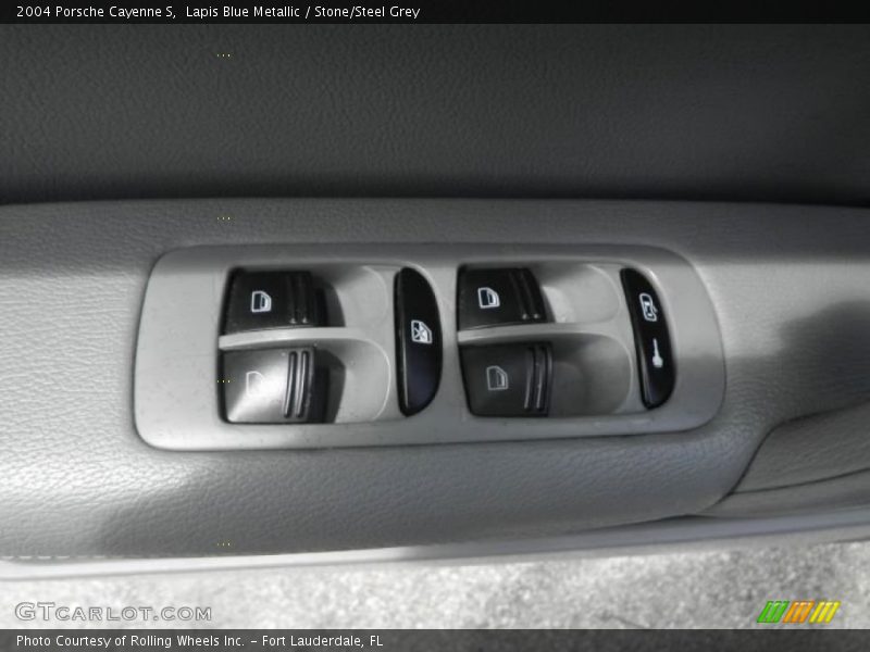 Lapis Blue Metallic / Stone/Steel Grey 2004 Porsche Cayenne S