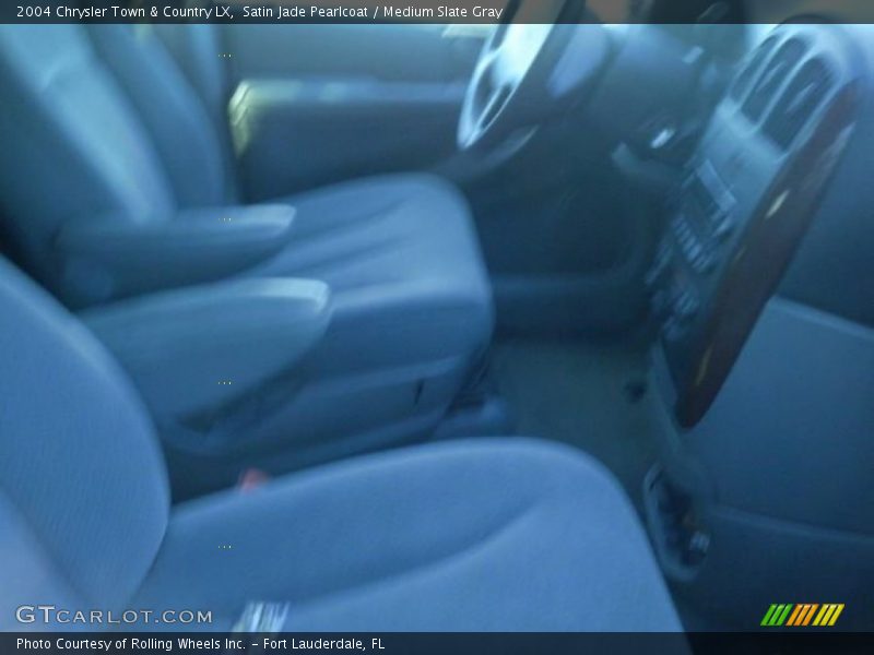 Satin Jade Pearlcoat / Medium Slate Gray 2004 Chrysler Town & Country LX