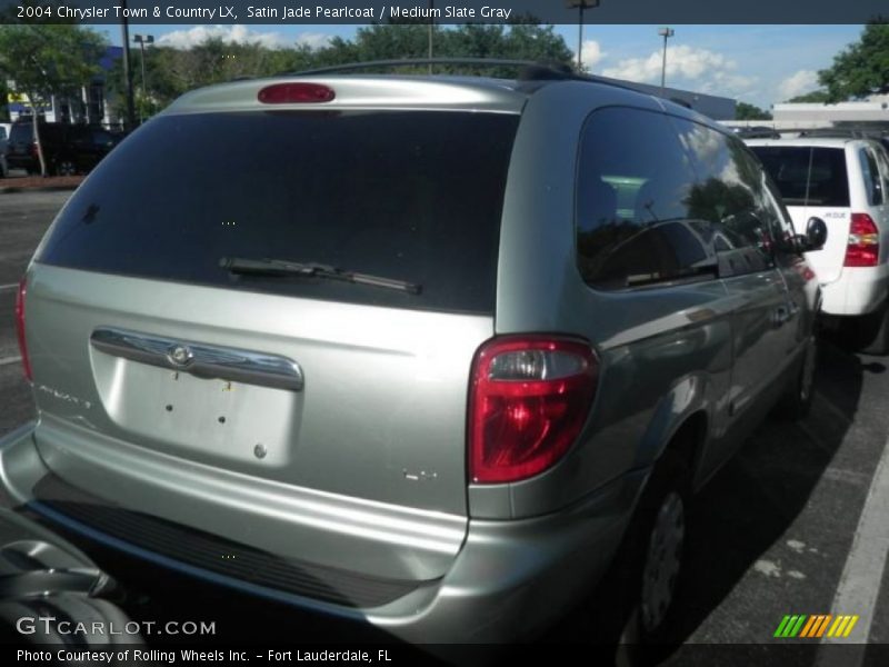 Satin Jade Pearlcoat / Medium Slate Gray 2004 Chrysler Town & Country LX