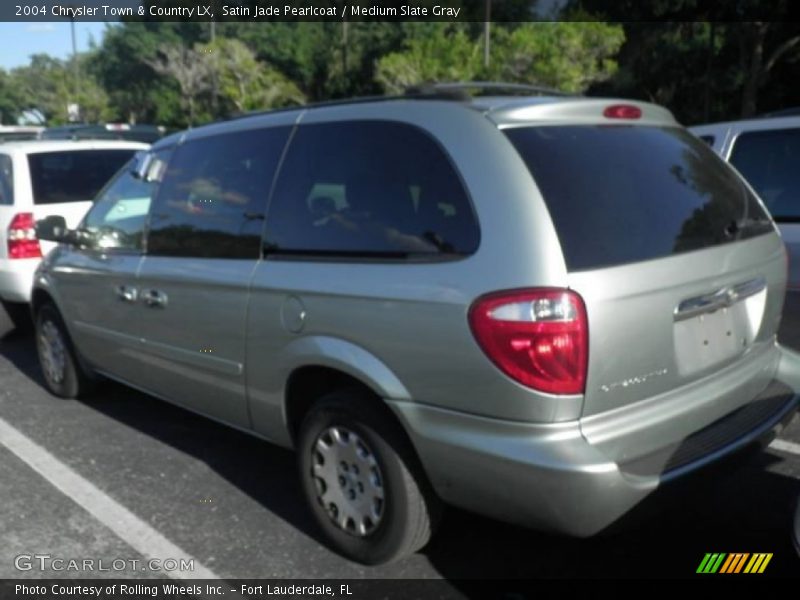 Satin Jade Pearlcoat / Medium Slate Gray 2004 Chrysler Town & Country LX
