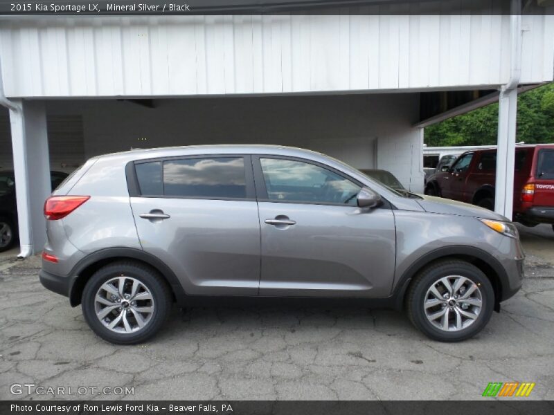 Mineral Silver / Black 2015 Kia Sportage LX