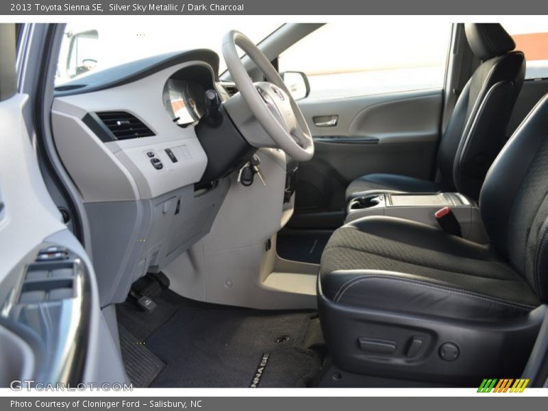 Silver Sky Metallic / Dark Charcoal 2013 Toyota Sienna SE