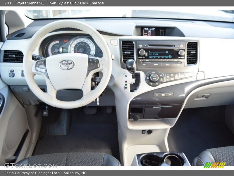 Silver Sky Metallic / Dark Charcoal 2013 Toyota Sienna SE