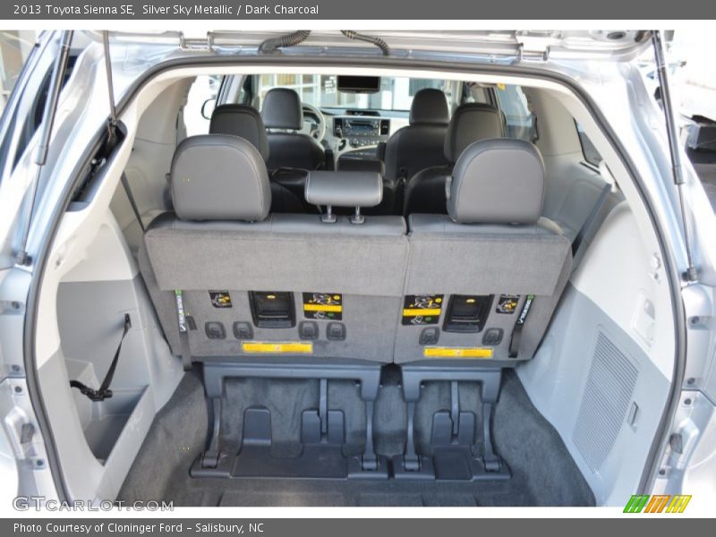 Silver Sky Metallic / Dark Charcoal 2013 Toyota Sienna SE