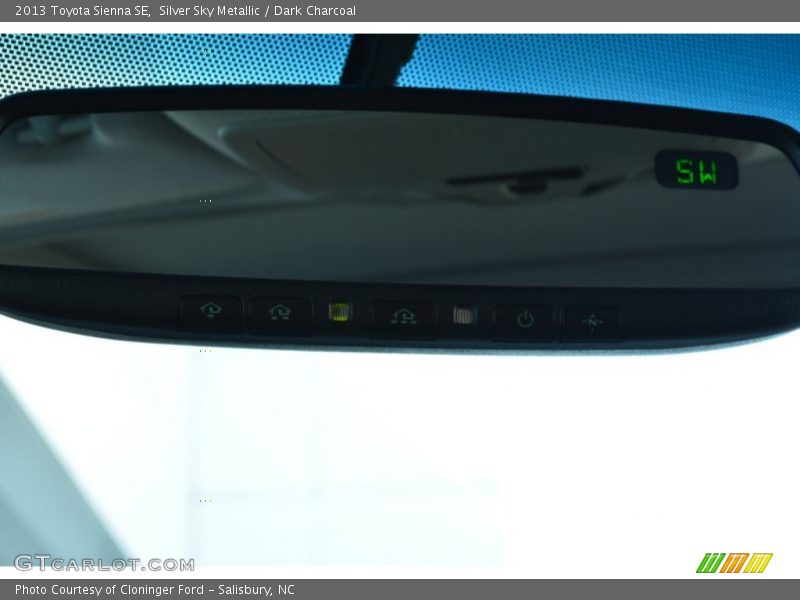 Silver Sky Metallic / Dark Charcoal 2013 Toyota Sienna SE