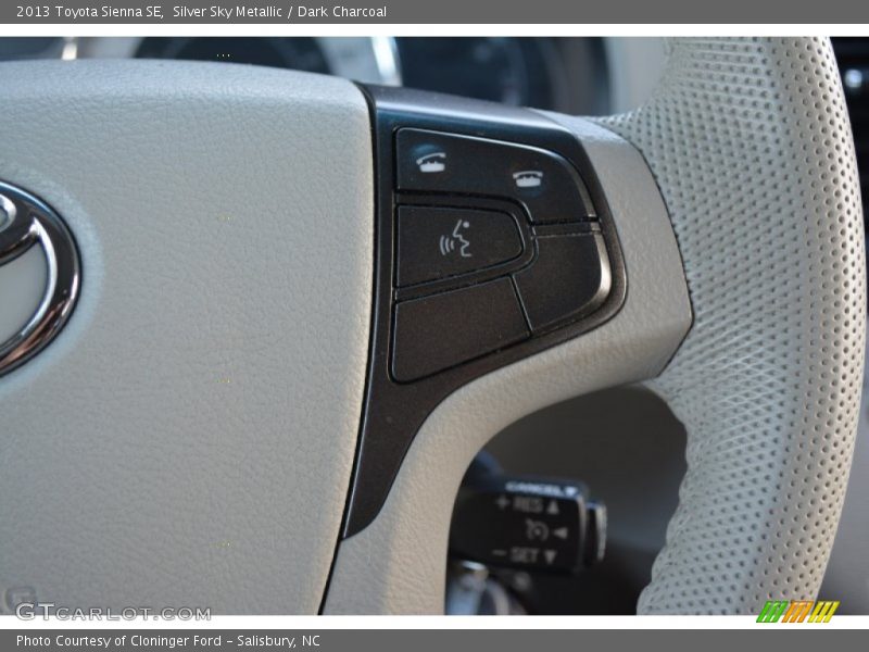 Silver Sky Metallic / Dark Charcoal 2013 Toyota Sienna SE