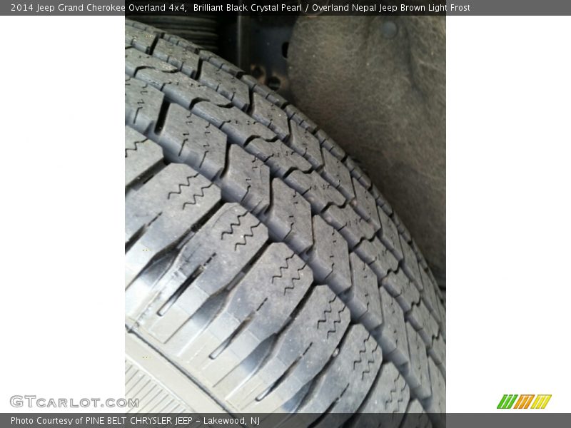 Brilliant Black Crystal Pearl / Overland Nepal Jeep Brown Light Frost 2014 Jeep Grand Cherokee Overland 4x4