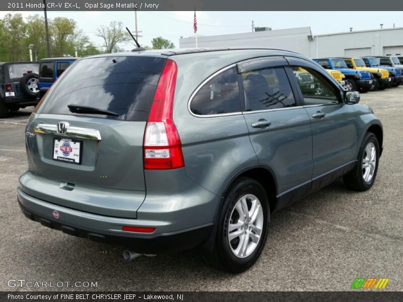 Opal Sage Metallic / Ivory 2011 Honda CR-V EX-L