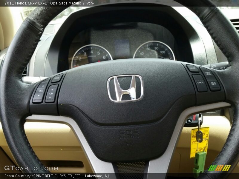 Opal Sage Metallic / Ivory 2011 Honda CR-V EX-L