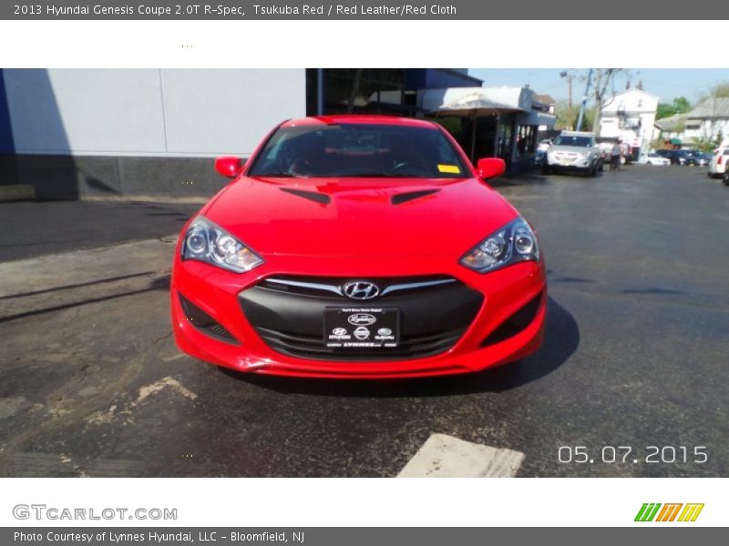 Tsukuba Red / Red Leather/Red Cloth 2013 Hyundai Genesis Coupe 2.0T R-Spec