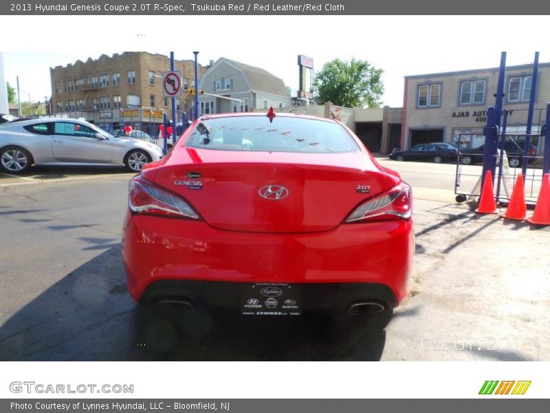 Tsukuba Red / Red Leather/Red Cloth 2013 Hyundai Genesis Coupe 2.0T R-Spec