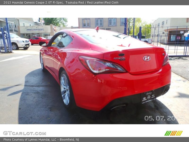 Tsukuba Red / Red Leather/Red Cloth 2013 Hyundai Genesis Coupe 2.0T R-Spec