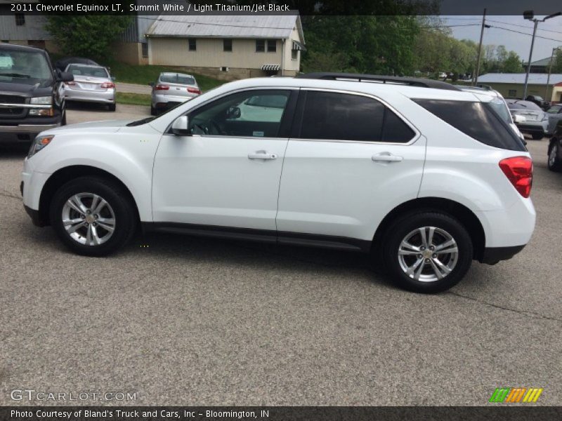 Summit White / Light Titanium/Jet Black 2011 Chevrolet Equinox LT