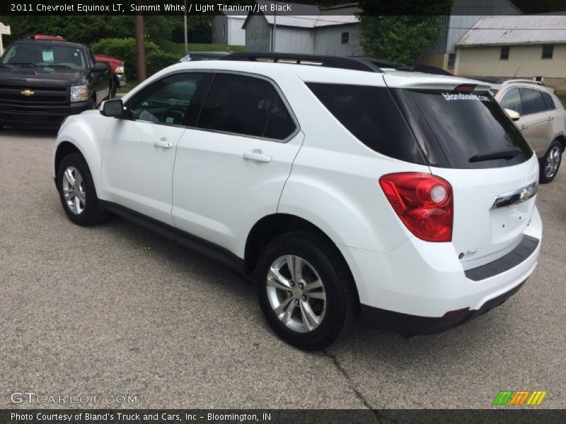 Summit White / Light Titanium/Jet Black 2011 Chevrolet Equinox LT